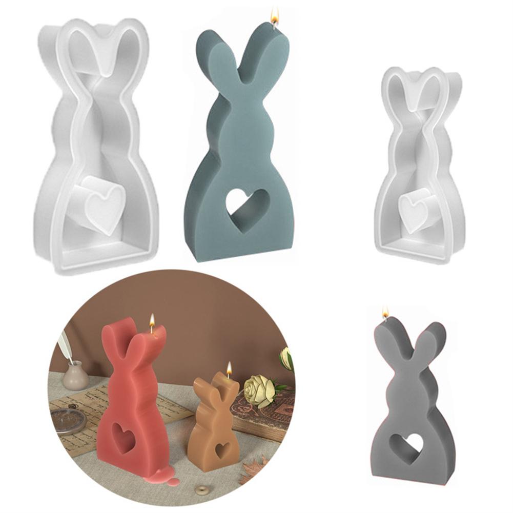 Easter Rabbit Shape Silicone Tool Reusable Easter Rabbit Chocolate Baking Tool Mousse