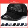 For Baseball Cap Mesh Breathable Men Women Adjustable Stretch Fit Duckbill Sun Hat
