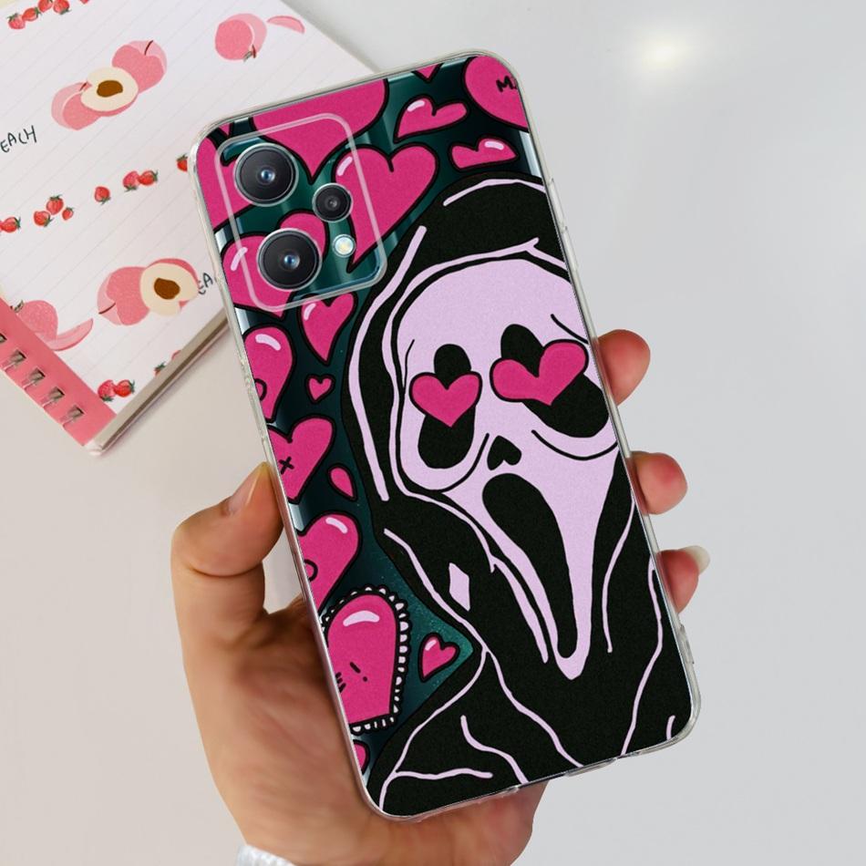 For Realme 9 Pro 5G Phone Case Realme 9Pro RMX3471 RMX3472 Elegant Printing Soft Silicone TPU Back Cover