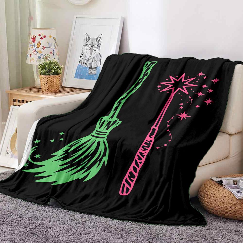 Witchcraft Tools Flannel Blanket Throw Blanket Soft Warm Sofa Bed Camping Home Decor Unique Christmas Gift C9211851