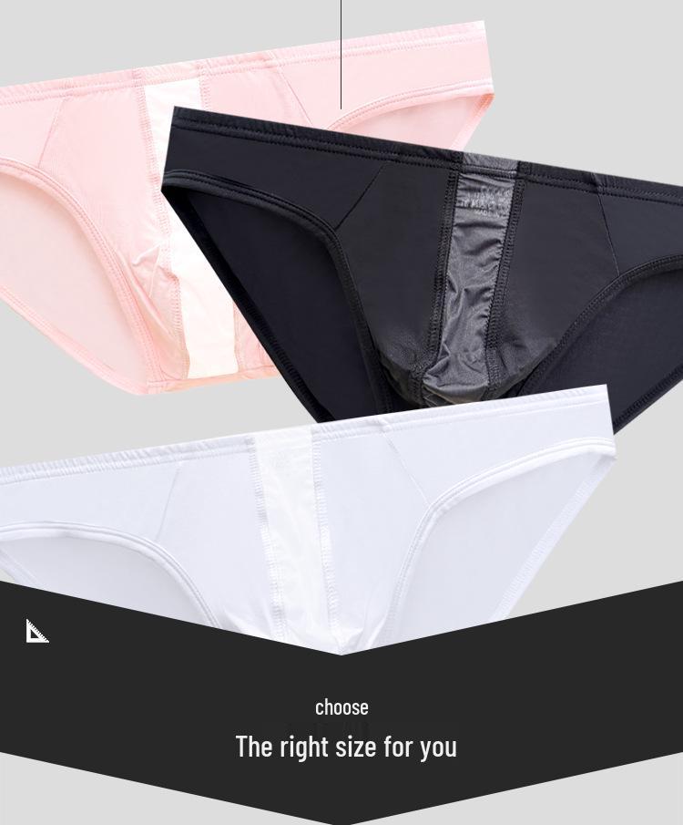 Herren Modal U-Form High-Cut Transparent Bikini Slips