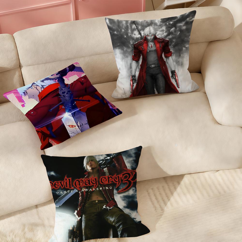 DDevil Mmay Ccry Games Pillow Case Suitable For Bedrooms Living Rooms Cars Home Decoration