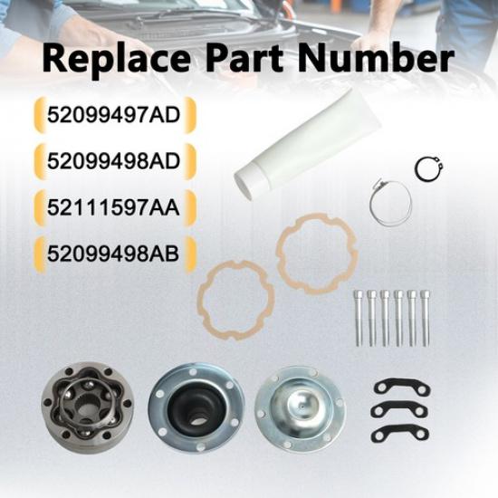 Drive Shaft CV Joint Kit Front for Jeep Liberty Grand Cherokee 99-04 52105884AA