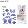 Party Stickers, Trendy Gold and Silver Embossed Valentine's Day Tattoo Stickers, Waterproof and Long-lasting Fake Tattoo Stickers