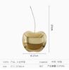 Creative Golden Cherry Simulated Fruit Sculpture Resin Handicrafts Golden Apple Decorative Figurines Home Decoration Accessories