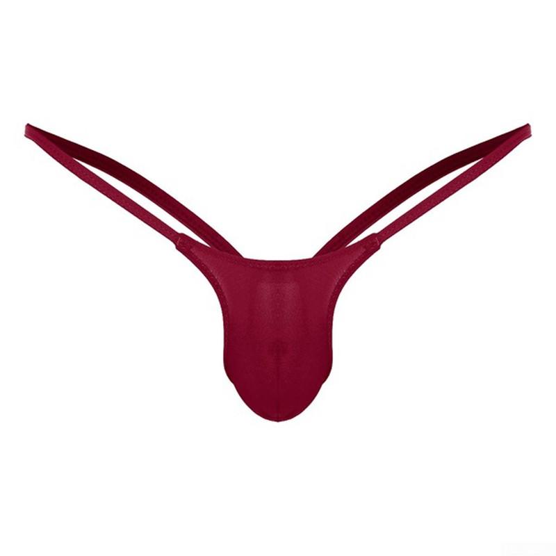 T-back Underwear Briefs Tanga Knickers Panties Low rise Solid Breathable