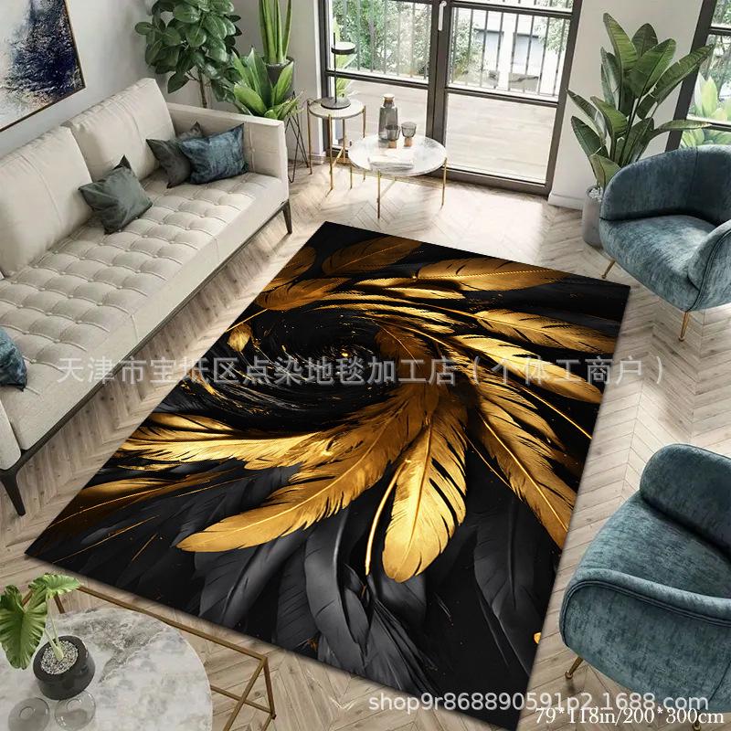 Koberec do obývacího pokoje Koberec k posteli do ložnice Koberec do obývacího pokoje Odolný proti nečistotám a snadno udržovatelný koberec