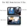 For DJI Osmo Action 6 Action 5 Pro 4 Screen Protector Tempered Glass Lens Cap Storage Case for DJI Action 4 5 6 Accessories