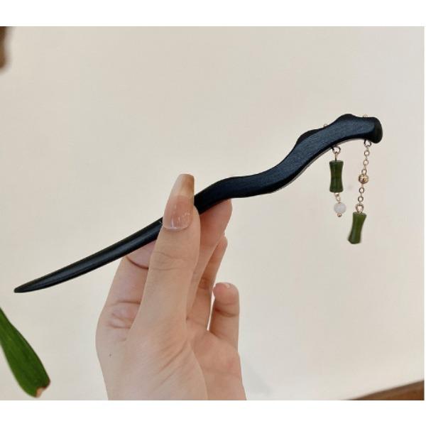 Vintage matu nūja Dabīga Sandalkoka matu sprādze Sievietēm Meitenes Matu Spraudītes Spraudītes Senatnes ķīniešu stila matu aksesuāri Rotaslietas Sievietēm