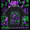 2026 Eva Joint T-shirt Short-sleeved Men's No. 1 Machine No. 2 Machine Japanese Animation Peripheral Pain Clothes Sleeves Tees
