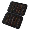 50pcs Fly Fishing Bait Professional High Carbon Steel Hook Fly Fishing Lures Kit with Storage Box