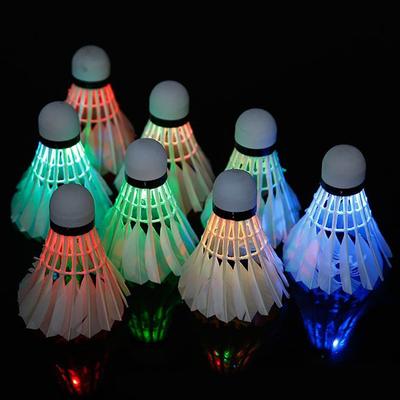1 LED světla Noční záře Badmintonová světla Osvětlená Sportovní Badmintonová světla Záře Badmintonové husí koule