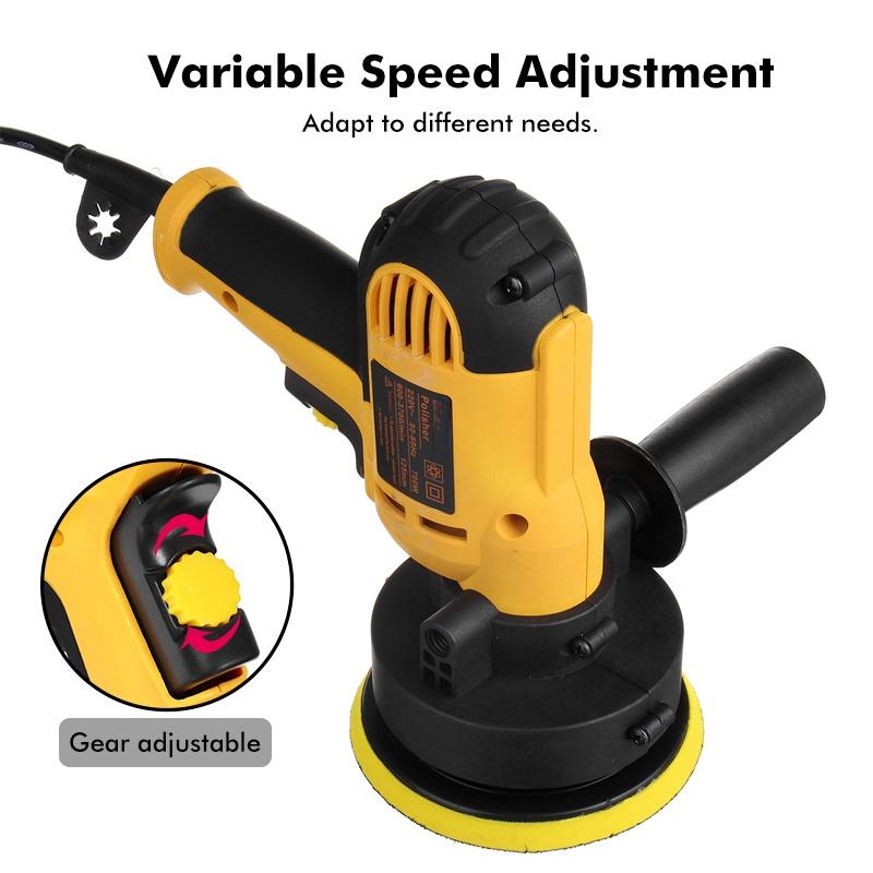 3700rpm 6 Speed Auto Electric Car Polisher Waxing Machine Polish Adjustable Sanding Waxing Tool Car New
