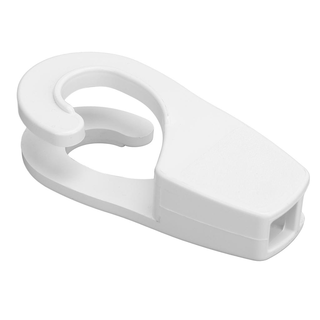 Boat Bumper Clip Fast Adjustment Enhanced Sealing Pontoon Bumper Clip Hook for Ship Kayak Yacht White 25mm   1in