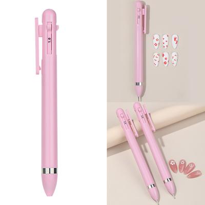 4 In 1 Nail Drill Pen with 4 Different Sizes Dotting Pen Nail Art Dotting Pen Nail Art Dotting Tool Nail Point Drill Pen