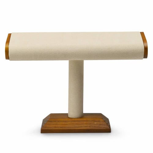 

Oirlv Деревянная подставка для часов, Вмещает 2 или 4 часов, Дисплей, Роскошная, Стильная подставка для часов, Принимает соответствующие счета, SM08701 (бежевый)