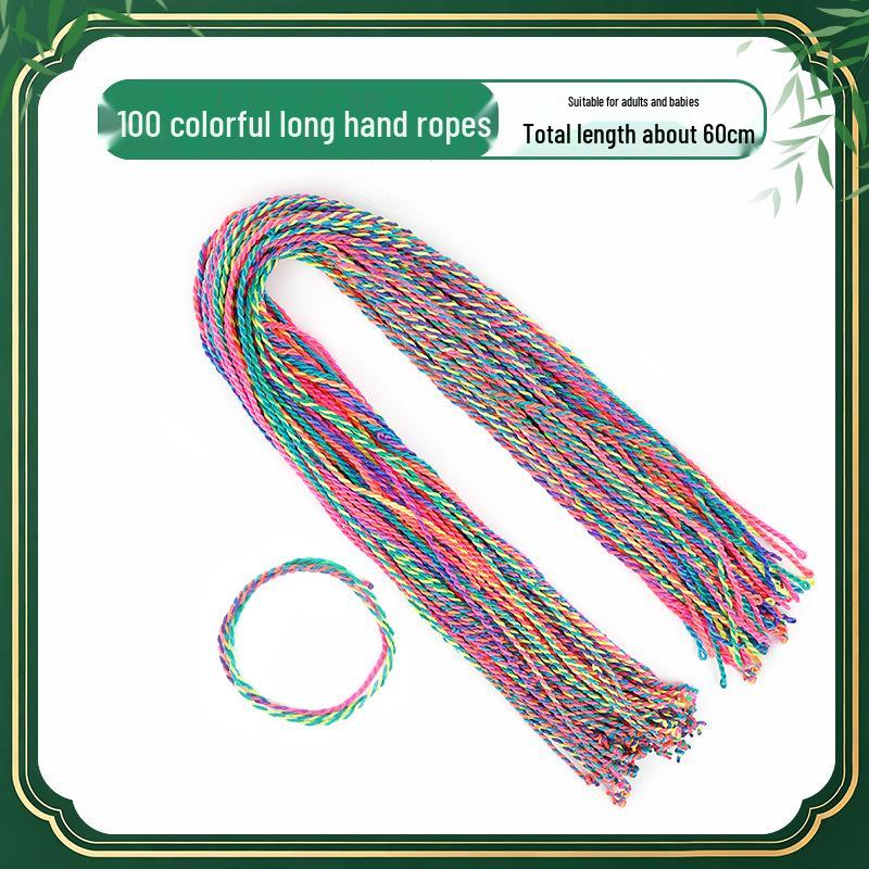 Handmade Five-Color Dragon Boat Festival Bracelet - Baby Gift & Classmate Memento