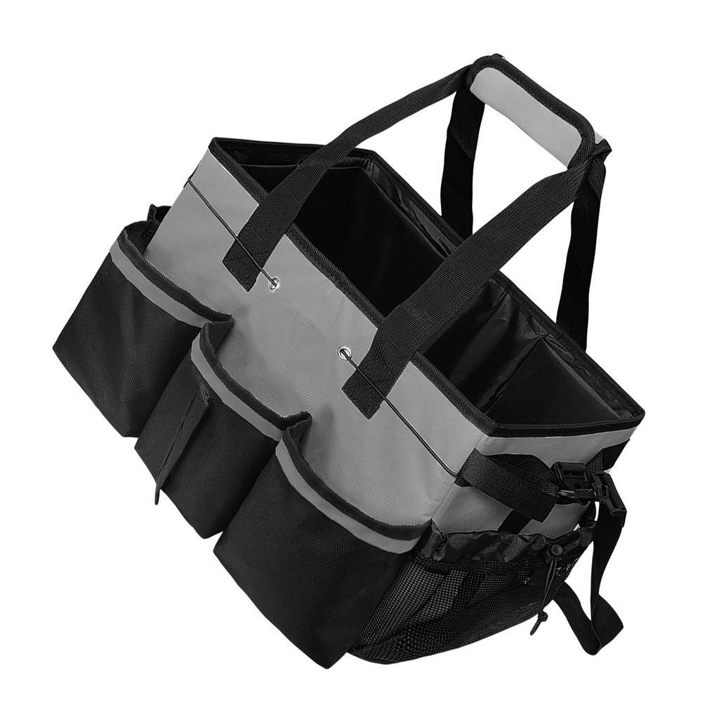 Multifunctional Toolbag Cleaning Tools Storage Bag Waterproof and Wear-Resistant Large Capacity Oxford Cloth Storage Bag