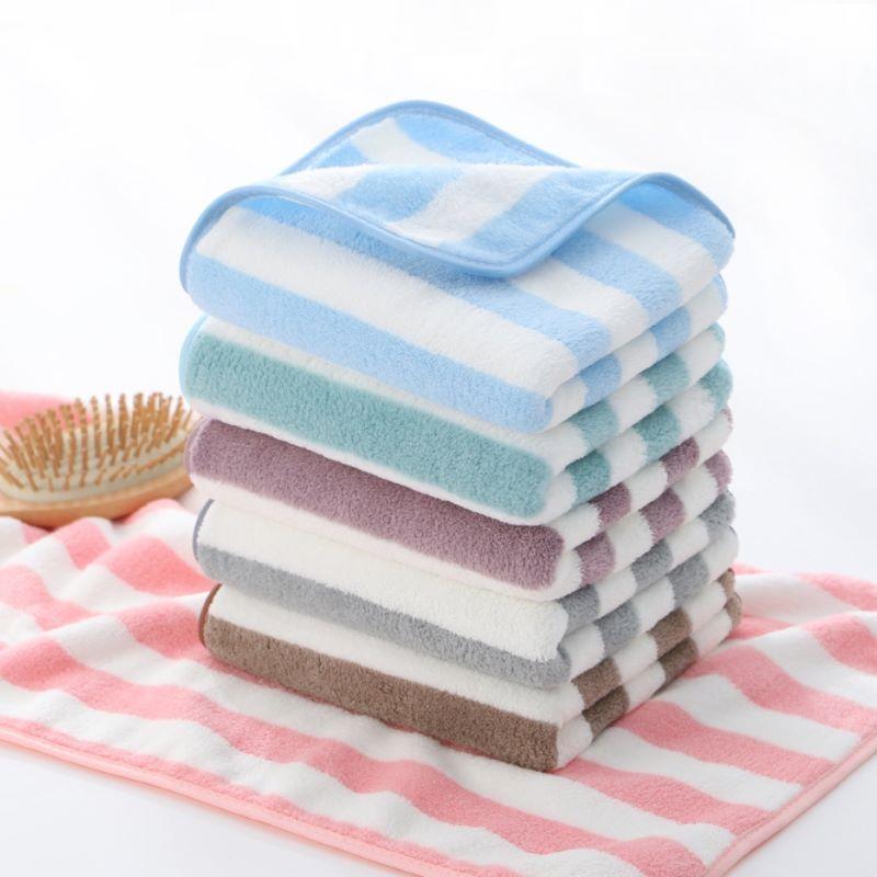 1pcs Microfiber Soft Face Wash Towel Touch Hand Towels Super Absorbent Quick-Drying Comfortable Lightweight Towel Bathroom Home
