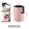 304 Stainless Steel Insulated Portable Soup Cup for Men, Women, and Students - Ideal for Breakfast, Porridge, Oatmeal, and Tea