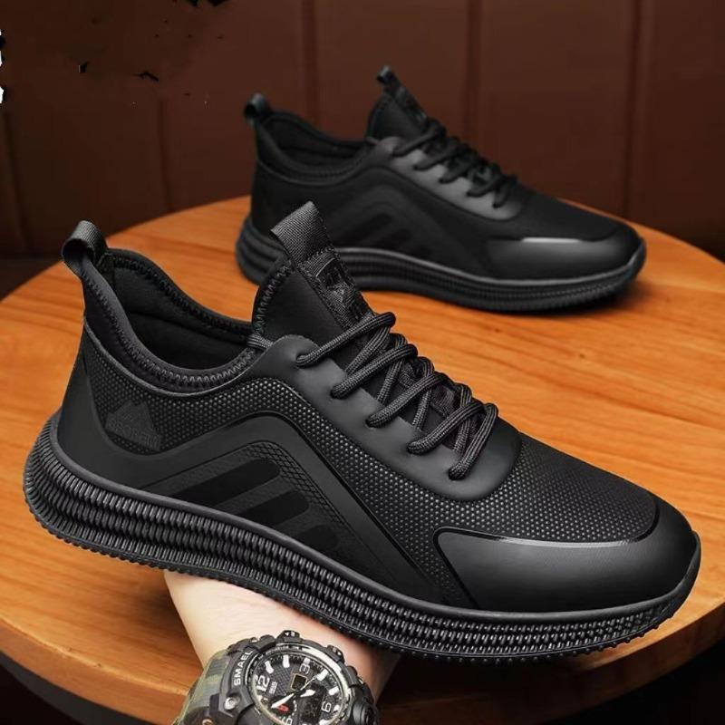 Four Seasons Men's Sneakers Breathable Trend Casual Fashion Versatile Soft Sole Wear-resistant Shoes