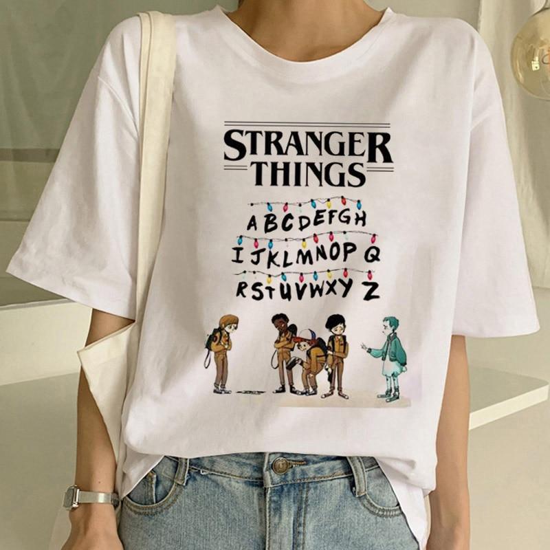 Stranger Things Temporada 3 Camiseta Mujeres Al revés Camiseta Once Gráfico  Femenino Grunge Camiseta Femme Camisetas Ropa divertida comprar a buen  precio — entrega gratuita, reseñas reales con fotos — Joom