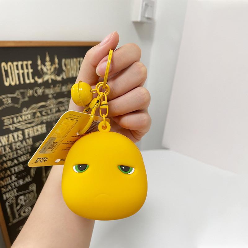 Adorable Silicone Dragon Keychain Coin Purse Perfect For Couples And Gifting