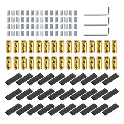 10 AWG Quick Connection Wire Terminals 60 A Brass Connectors Nut 30Pieces Set with Easy Installation Accessories