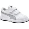 Puma Classics Comfortable Versatile Durable Low-Top Kids Skate Shoes Kids sneaker Silver 389145-11