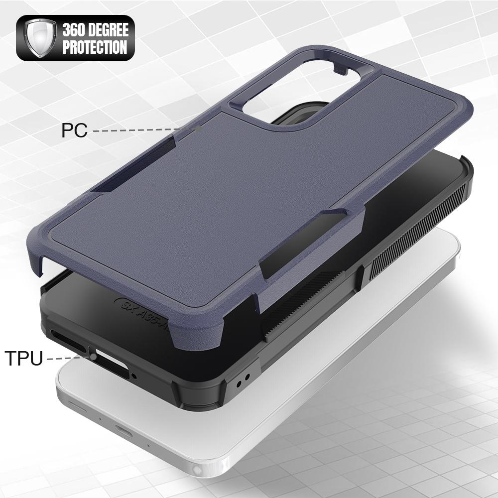 For Samsung Galaxy A56 5G Case 2 In 1 PC+TPU Shockproof Phone Cover