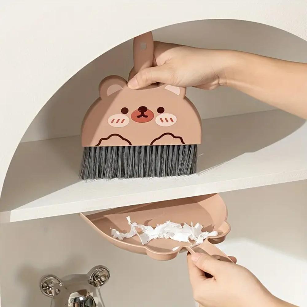 Cute Small Broom Dustpan Set Plastic Handheld Sweeping Keyboard Small Broom  Travel