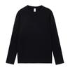 Camisas de manga larga para hombres y mujeres Camisetas atléticas informales de algodón suave de color sólido para hombres y mujeres Camisetas de moda con cuello redondo para hombres