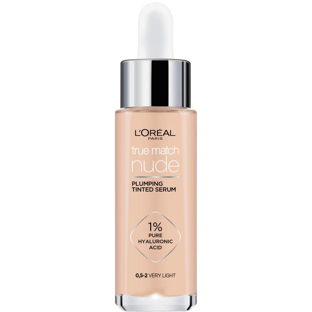 Loreal true match nude serum w podkładzie - 0.5-2 very light 30ml