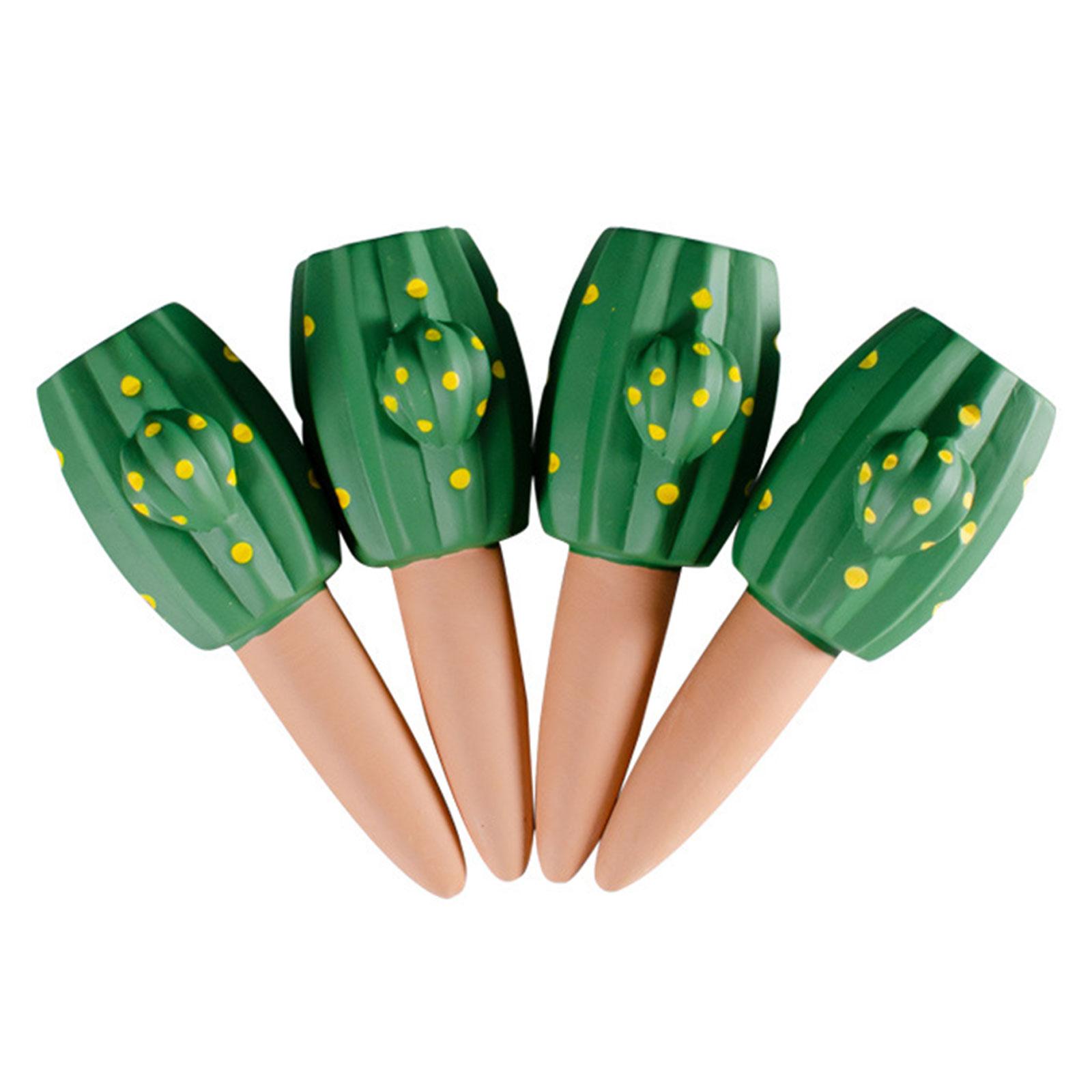 

4 шт. Самополивающийся вставной горшок для полива растений кактусов Терракотовые шипы для полива Автоматическое устройство для полива воды