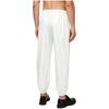 Pantaloni da Uomo in Vinile Impermeabili Riutilizzabili Vita Elasticizzata Tasche Laterali Zip a Doppio Cursore Pantaloni