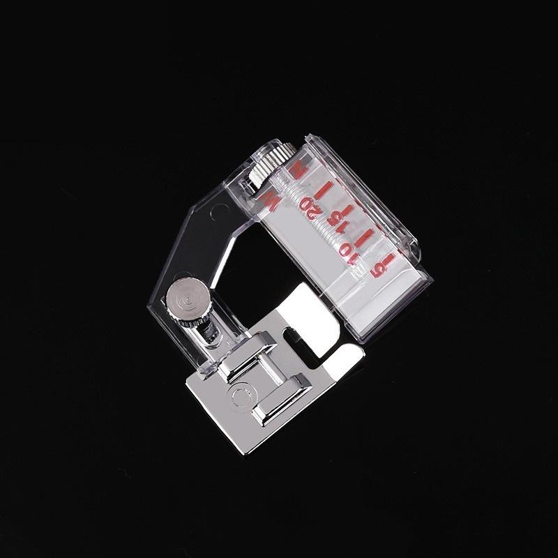 1pcs Multi Functional Zipper Bag Fabric Strip Presser Foot, Home Electric Sewing Machine Accessory, Sewing DIY Edging Zipper Universal Presser Foot