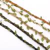 10m Cloth Hemp Rope Artificial Green Leaves Rattan DIY Craft Decorative Ribbon Christmas Ornament