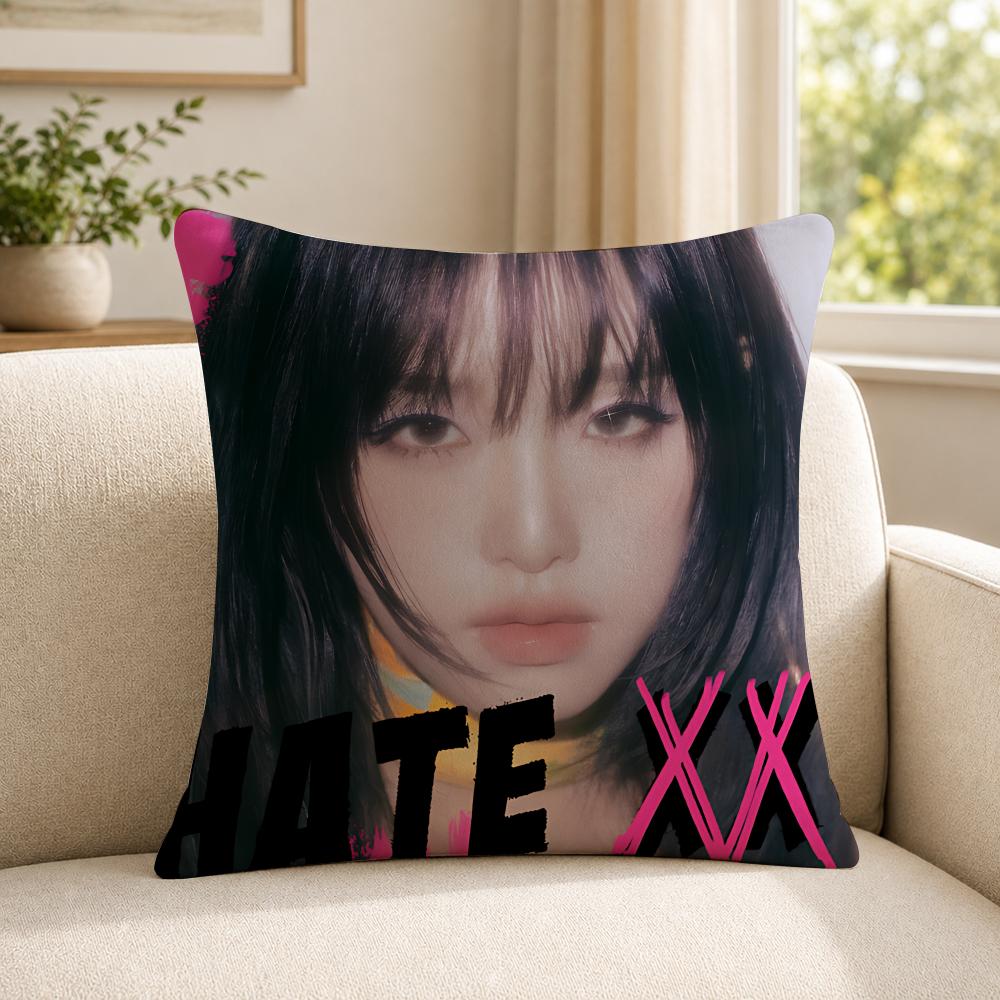 Kpop YYENA Cushion Cover Soft Short Plush SkinFriendly Cushion Case for MultiScene Use