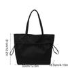 Zipper Nylon Shoulder Bag Multi-Pocket Storage Pouch Fashion Large Capacity Tote Bag  Work
