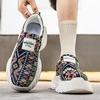 Men’s Sports Shoes Casual Street Style Platform Sneakers Students Over Sized Printed Skateboard Shoes Height Increase