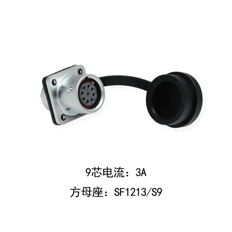 WEIPU SF12 SF1210/P SF1213/S Waterproof Aviation Connector M12 2Pin 3Pin 4Pin 5Pin 6Pin 7Pin 9Pin Panel Jack Mount High Quality