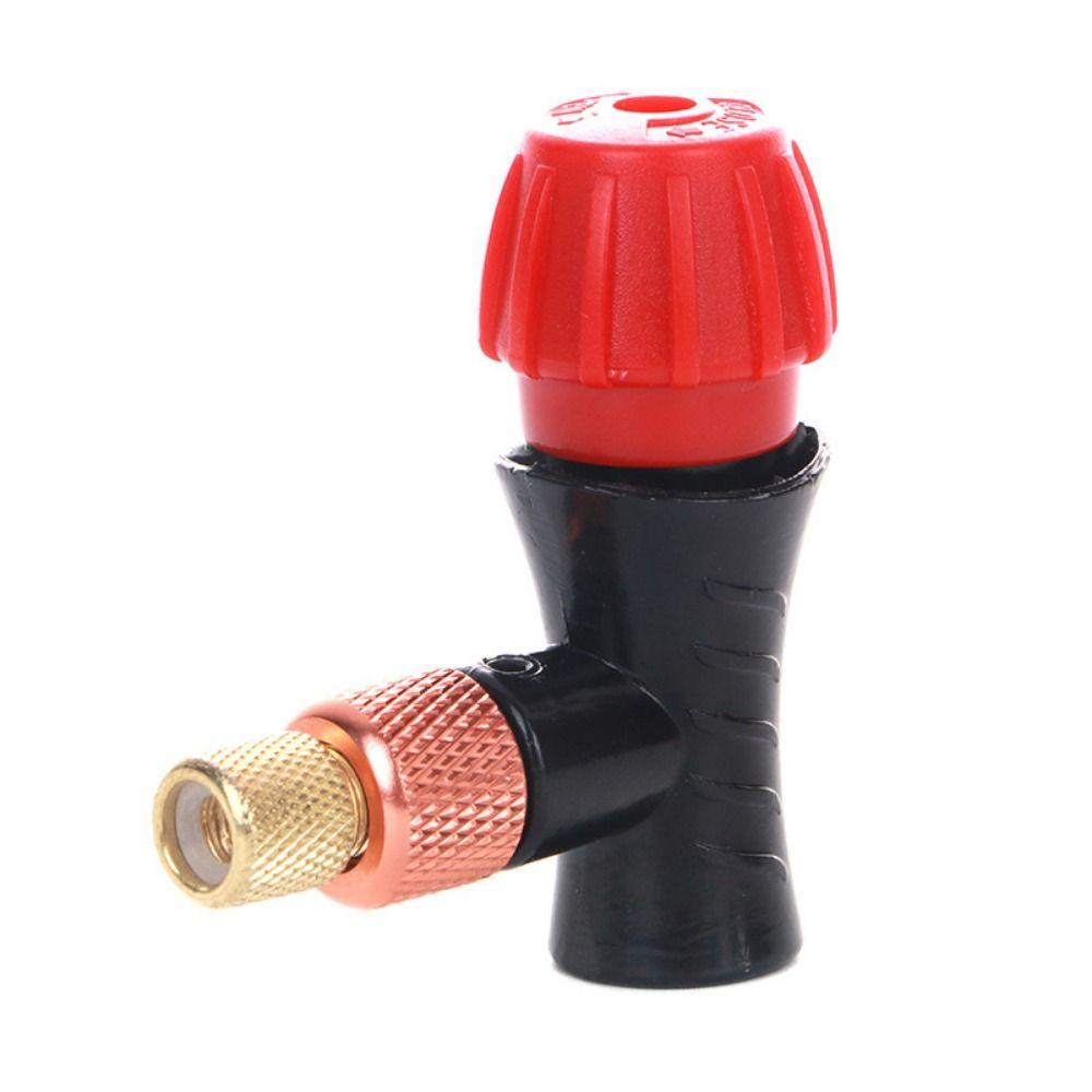 Fahrradzubehör Aufpumpkopf 16g CO2-Kartusche Reifenfüller-Adapter Presta Schrader