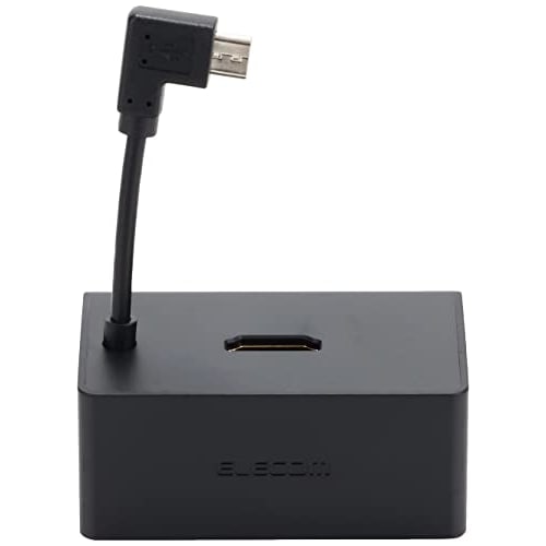 Elecom Stand Type Adapter Wi-Fi for TV Fire TV Stick/Fire TV Stick 4K/4K Max Compatible with LAN Port DH-FTHDL01BK