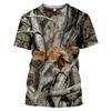Men Hunting Camouflage T-Shirt Summer Short Sleeve 3D Print Streetwear Luxury Casual Top Clothes