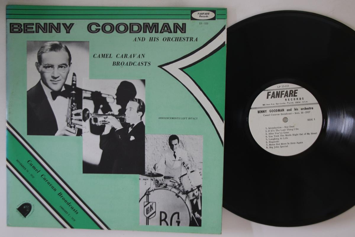 

LP Record BENNY GOODMAN - Camel Caravan Broadcasts LP13113 FANFARE 1977 US Jazz Used