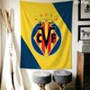 Villarreal CF logo Wall Hanging Printed Fabric Blanket Decorative Tapestries for Bedroom Living Room Home Decor