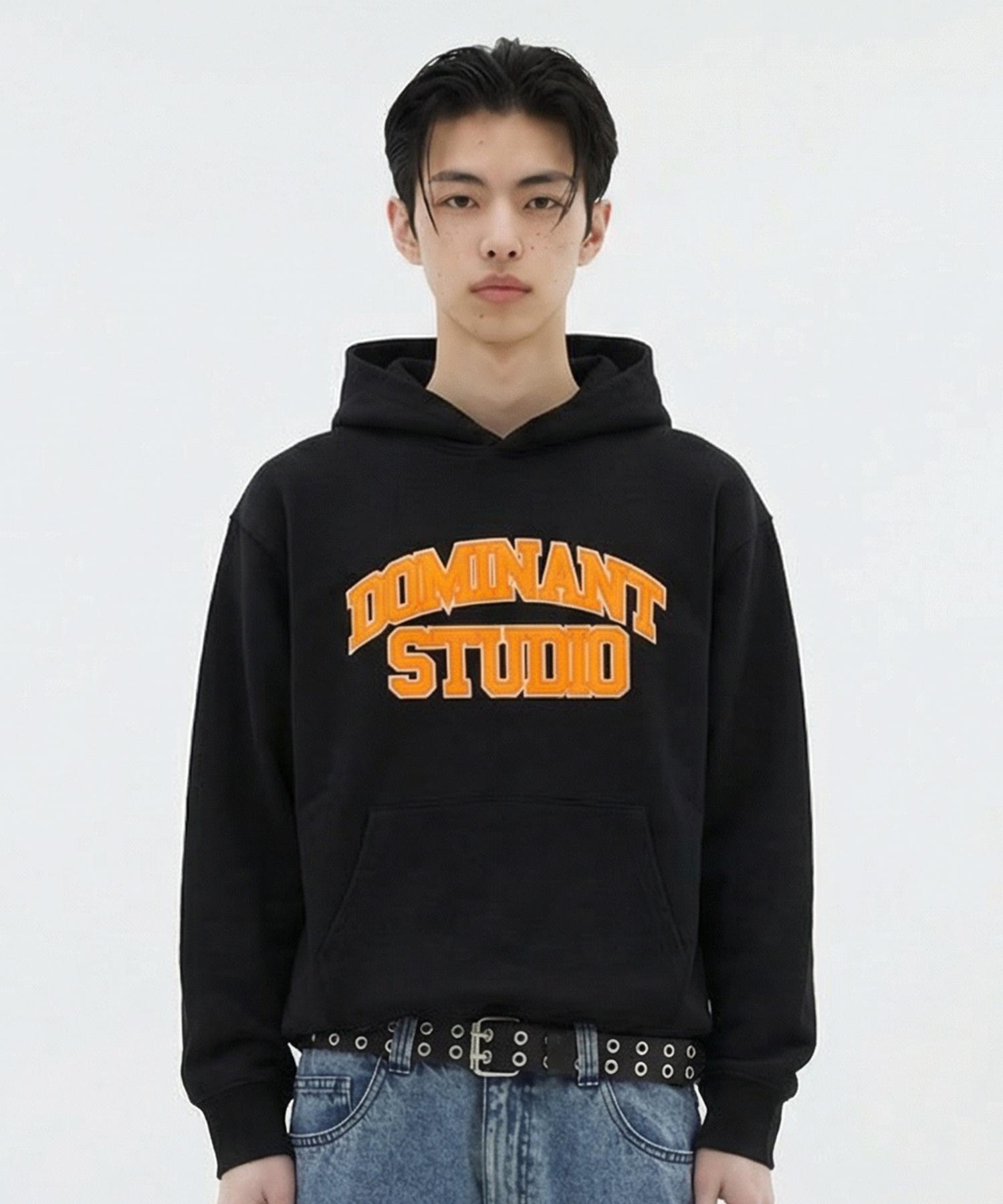 Dominant Studio Embroidered Oversized Hoodie_Black Black/S