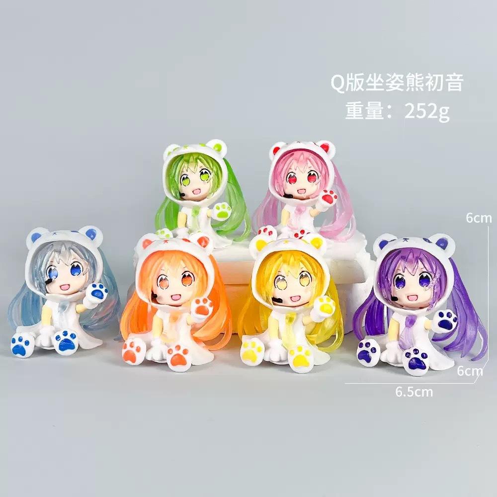 

Аніме фігурка першої сестри навколо Її Королівської Високості принцеси МІКУ білий кролик нефритовий коричний собака красива дівчина настільний корпус автомобільний орнамент