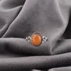 Carnelian Gemstone Jewelry, 925 Solid Sterling Silver Ring, Handmade Dazzling Silver Ring Jewelry For Thanksgiving Gift