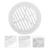 Tengeri HVAC 164mm 6,5 hüvelykes légbefúvó rács állítható légáramlási irány kerek fehér jachtokhoz hajókhoz lakóautókhoz fürdőszobákhoz